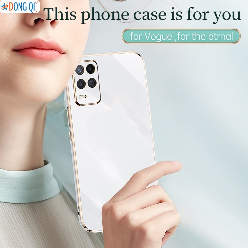 Ốp Điện Thoại Cao Su Viền Vuông Mạ 6D Sang Trọng Cho Oppo A53 2020 Reno 6Z 5G Reno5 Reno3 2F A83 A31 A91 F11 F9