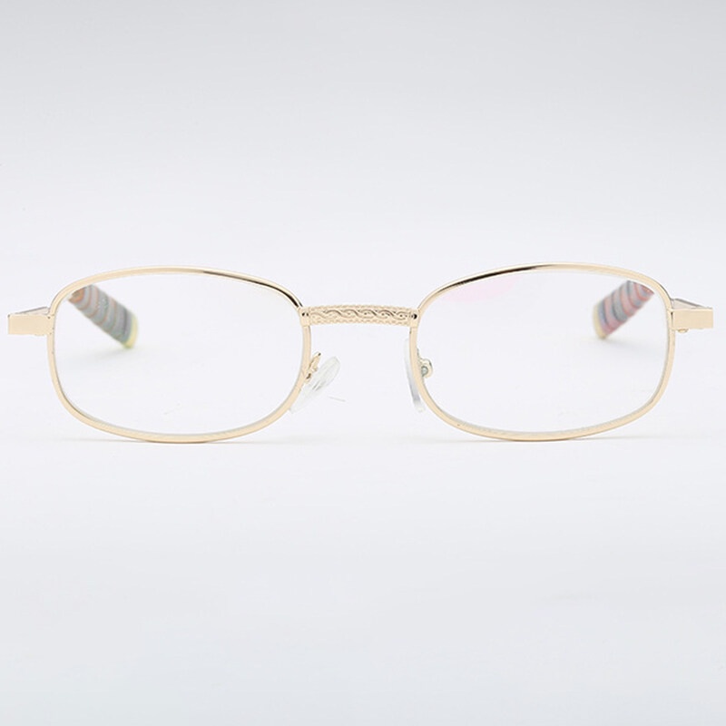 Mắt Kính Đọc Sách Gọng Silicone Chống Trượt + 100 ~ + 400 Độ Bằng Hợp Kim Nhôm Chất Lượng Cao