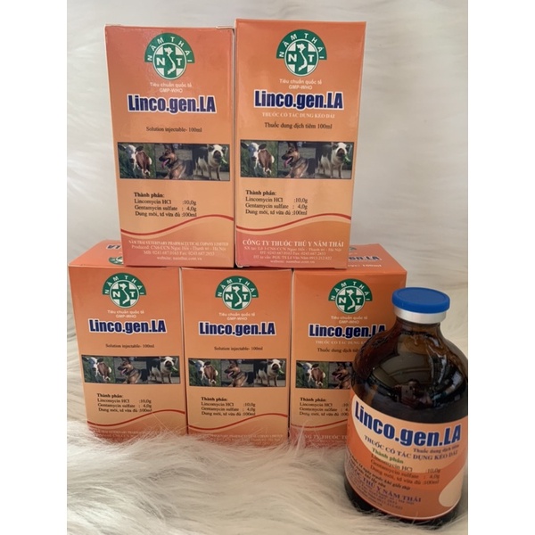 100ml Linco gen LA - hen, sưng phù đầu, ... trên gà, vịt, ngan, heo, trâu, bò
