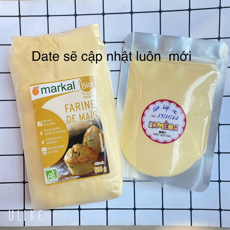 Bột bắp hữu cơ dành cho bé tách lẻ 100g TP13