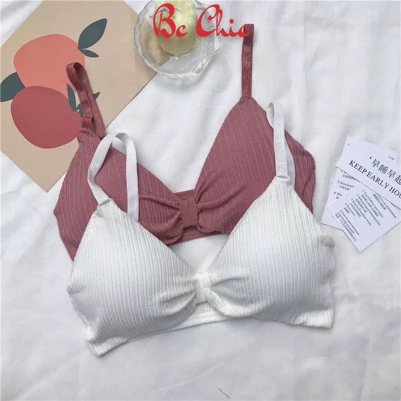 Hót Áo bra cotton nơ mới siêu đẹp ms 308 BC_CHIC LINGERIE