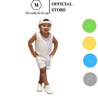 Quần Áo Trẻ Em 🌈đẹp mê ly🌈Bộ Ba Lỗ thun lạnh,minky mom sát nách,dành cho bé từ 6-18kg hàng có sẵn giao ngay