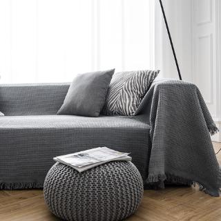 Thảm trải ghế sofa màu trơn phong cách Bắc âu cao cấp