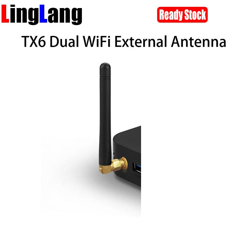 Ăng ten wifi TX6 WiFi 2.4GHz/5GHz băng tần kép độ lợi cao thay thế chuyên dụng cho TX6 TV Box
