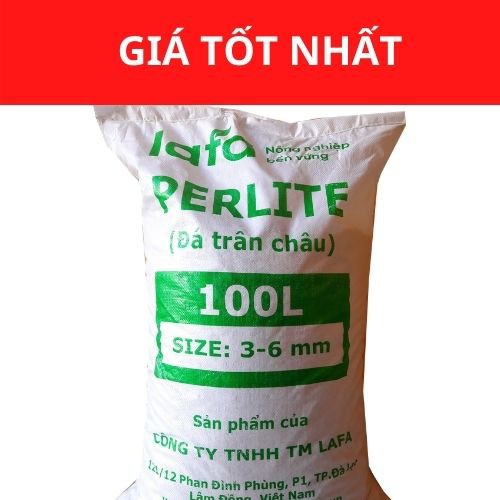 Đá Perlite LAFA đá trân châu giá thể perlite trồng cây sen đá bao  lớn thể tích thực 70L