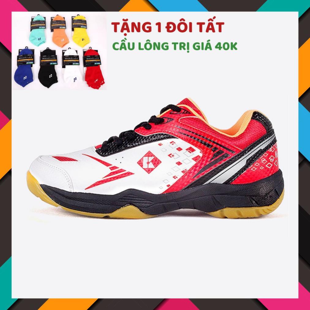 Giày Cầu Lông Kumpoo Kh26 Trắng 🥇