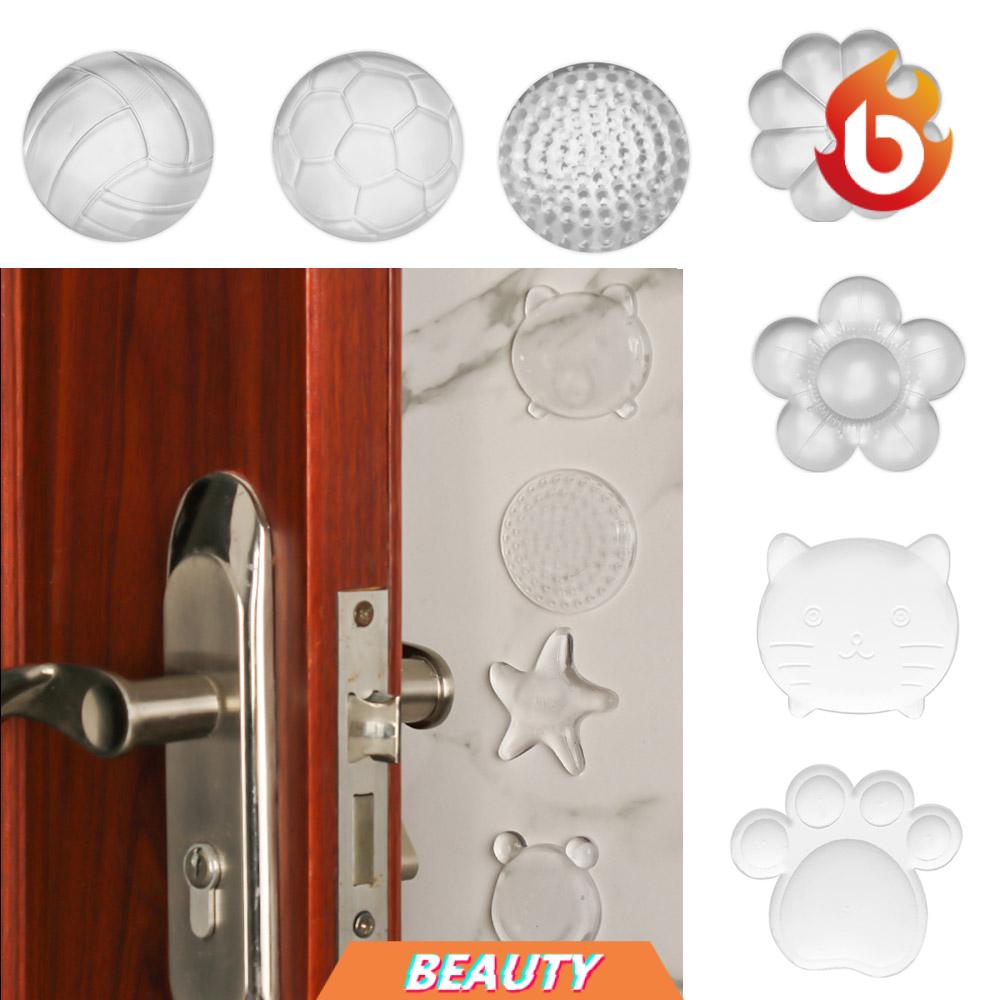 Miếng đệm dán chặn tay nắm cửa chống va đập trong suốt tiện lợi