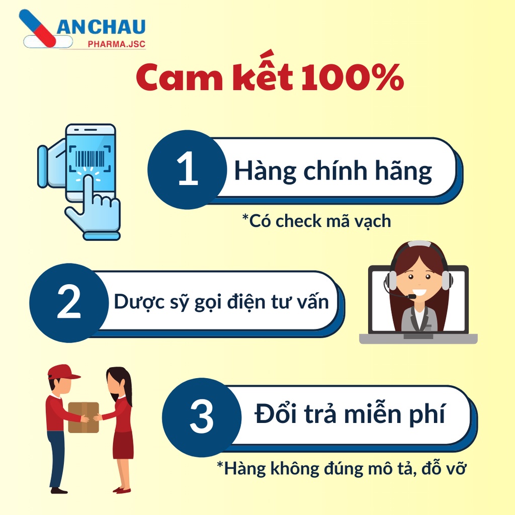 An nguyệt khang AnChau cải thiện tình trạng đau bụng kinh rối loạn kinh nguyệt 60 viên nang - Global Pharma