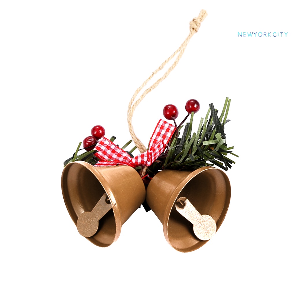 Chuông kim loại trang trí cây thông giáng sinh