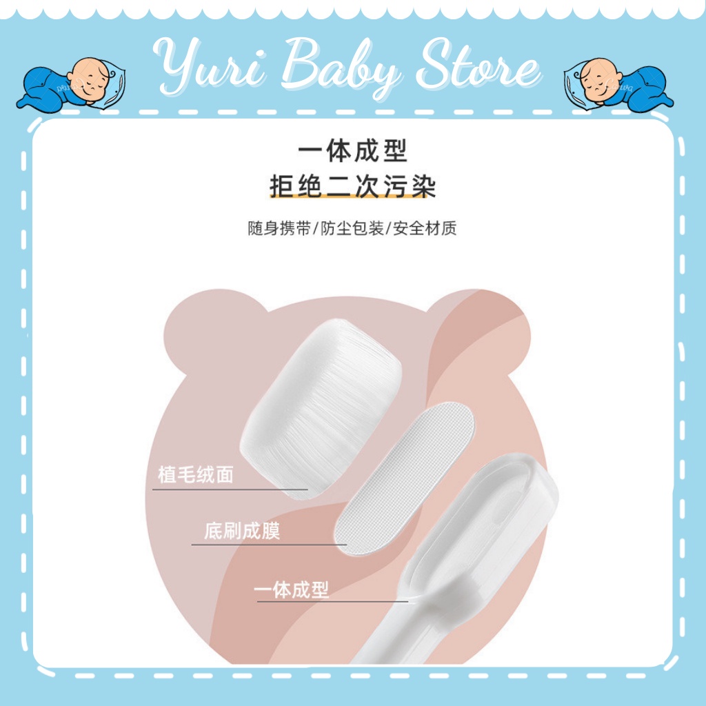 Bàn chải đánh răng cho bé sợi lông tơ mềm mịn