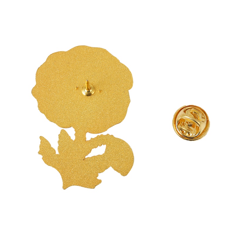 Ghim cài áo QIHE JEWELRY hình hoa tráng men 5 kiểu tùy chọn thích hợp làm quà tặng cho bạn bè