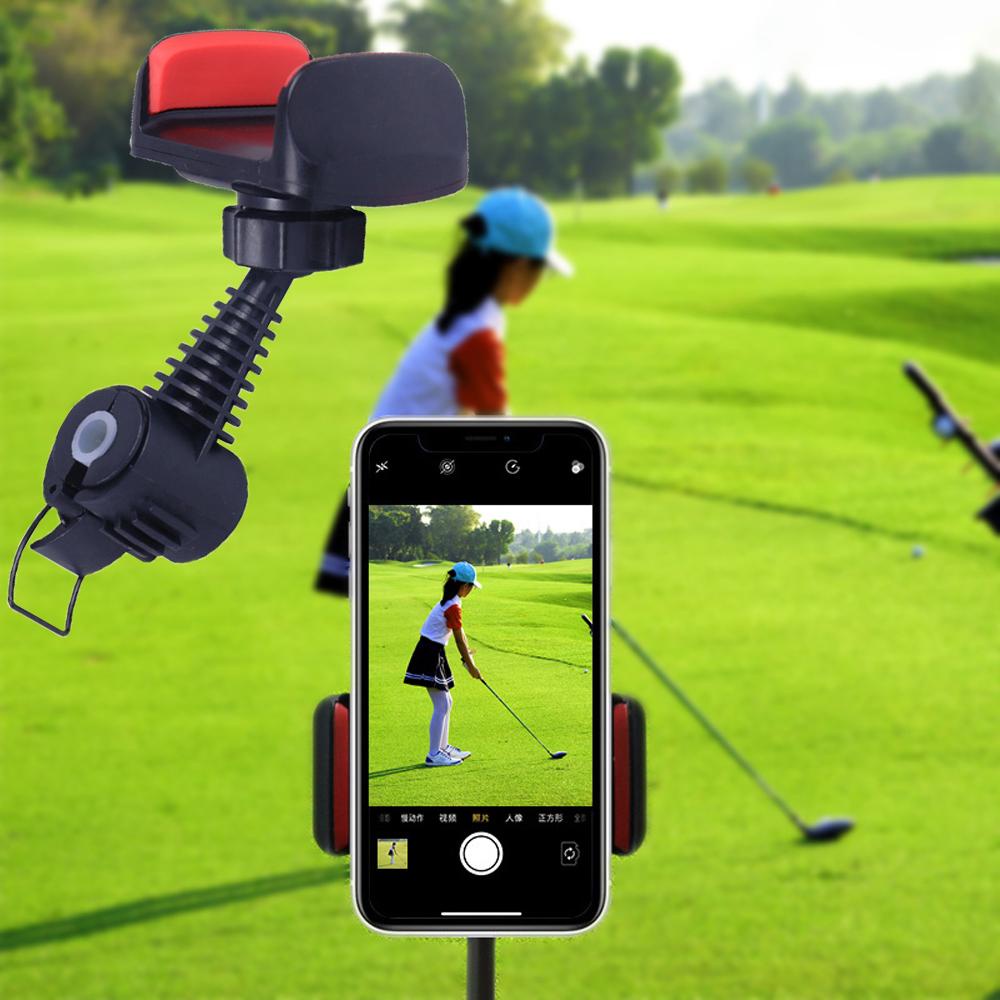 Giá Đỡ Điện Thoại Bằng Nhựa ABS Xoay 360 Độ Hỗ Trợ Chơi Golf Tiện Dụng