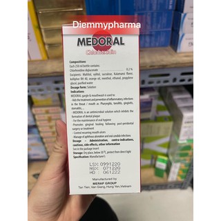 Nước xúc miệng MEDORAL 250ml