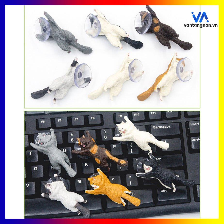 Giá đỡ điện thoại mèo con siêu dễ thương, giá đỡ điện thoại đa năng,hình mèo dễ thương có giác hút