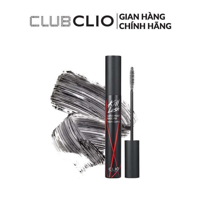 Mascara Làm Cong Mi, Chống Trôi CLIO KILL LASH SUPERPROOF MASCARA 7g