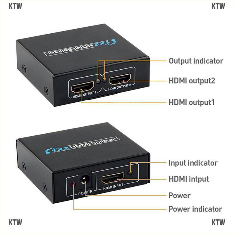 Thiết Bị Chia Tín Hiệu 1 Cổng Vào 2 Ra 1080P Hdcp 3D 4K Hdmi | BigBuy360 - bigbuy360.vn
