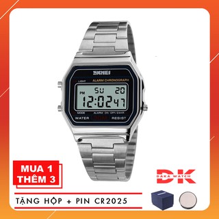 Đồng Hồ Nữ WR Điện Tử SKMEI 1123 Huyền Thoại Chính Hãng Dây Kim Loại Phong Cách - Tặng 01 Pin Điện Tử
