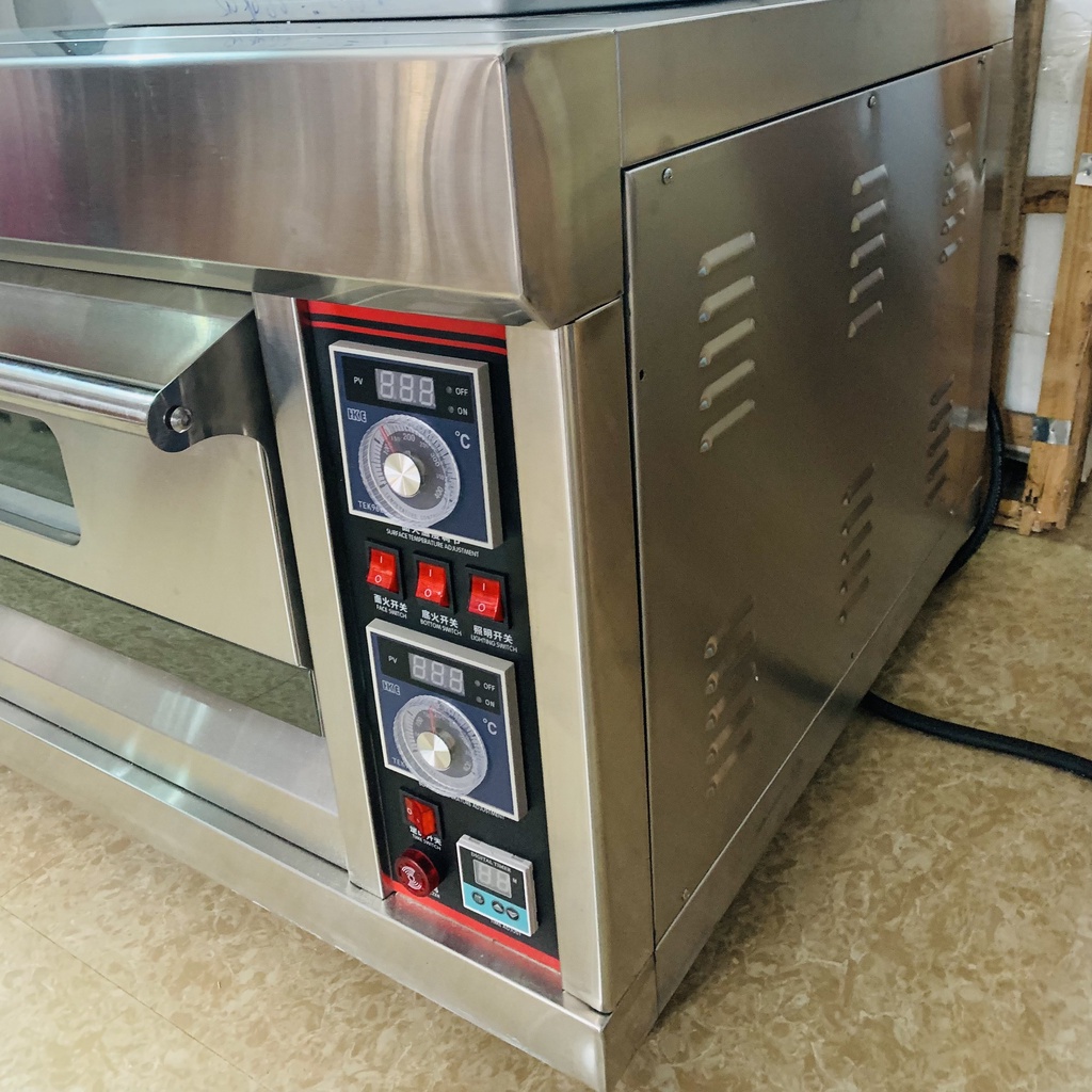 LÒ NƯỚNG SÀN 1 TẦNG 2 KHAY NƯỚNG BÔNG LAN SINH NHẬT BÁNH ÂU THIẾT BỊ LÀM BÁNH  - OVEN1T2K