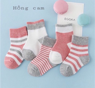 ( TTTE ) Sét 5 đôi tất trẻ em