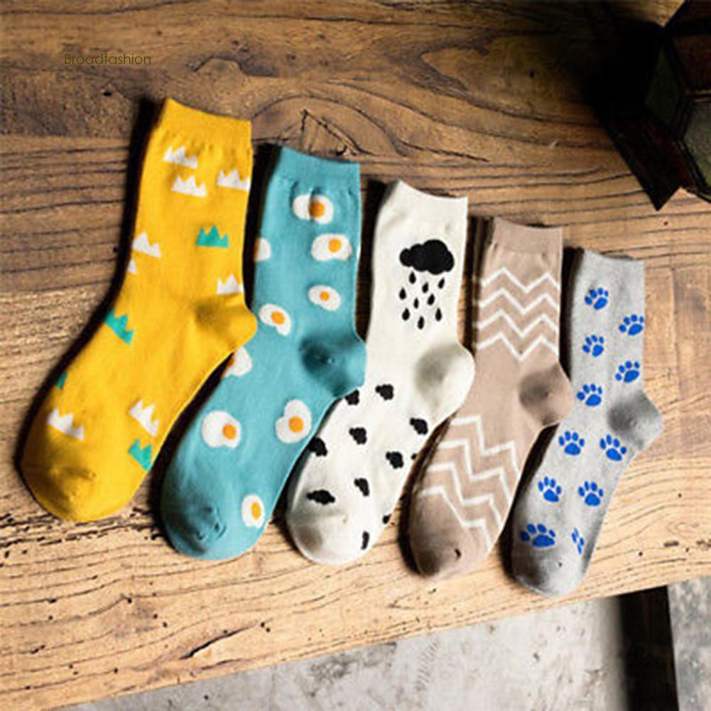 Tất cotton họa tiết xinh xắn