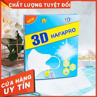 HAFAPRO ❤️ Khẩu Trang HAFAPRO 3D Hộp 10 Cái