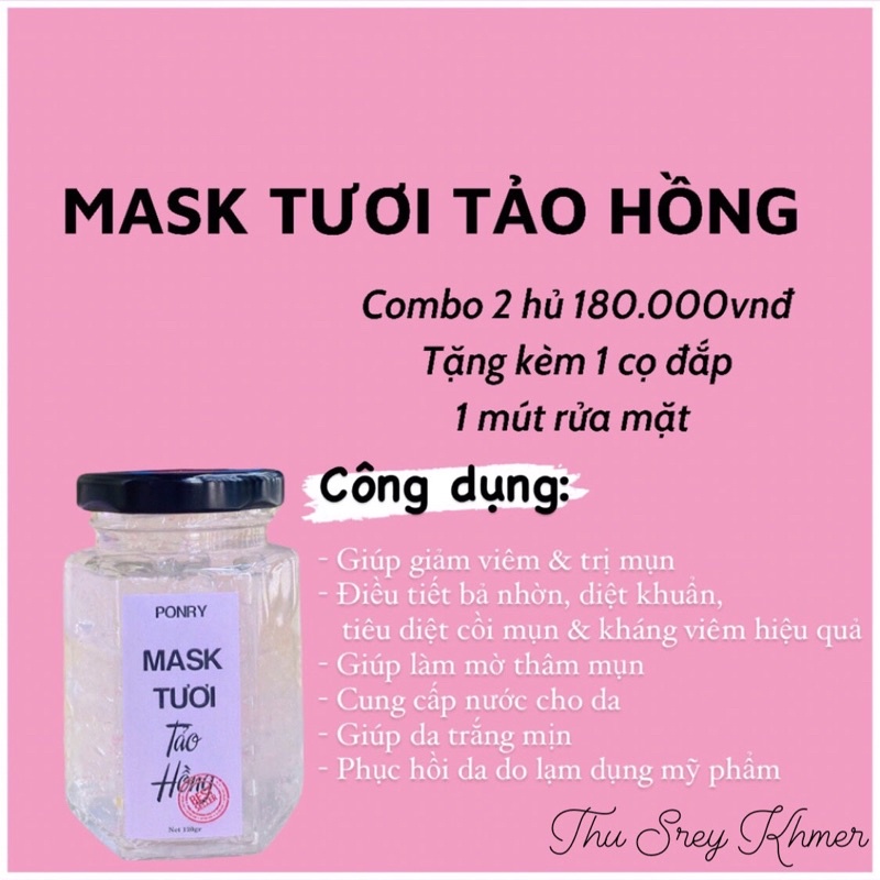 Mask Tảo Ponry