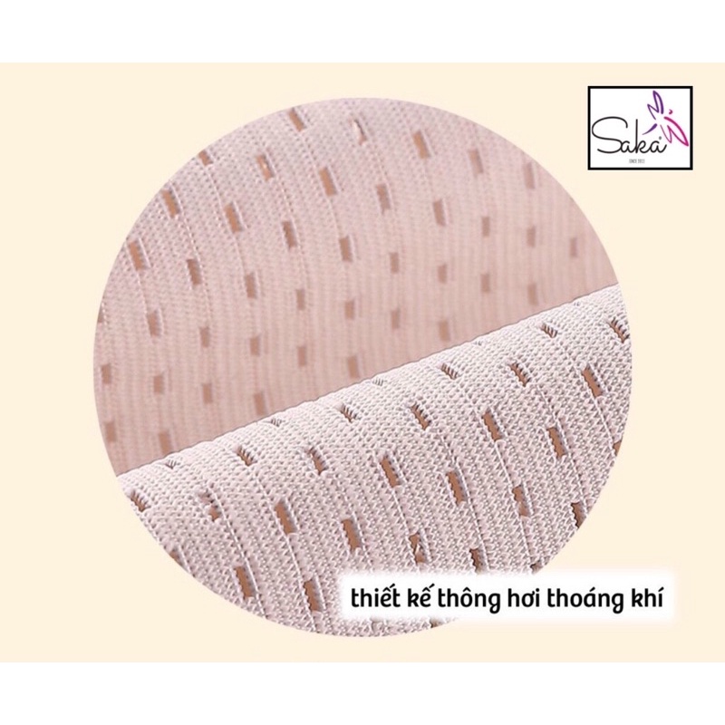 Đai nịt bụng tan mỡ 4 xương màu đen và da vải dày dặn