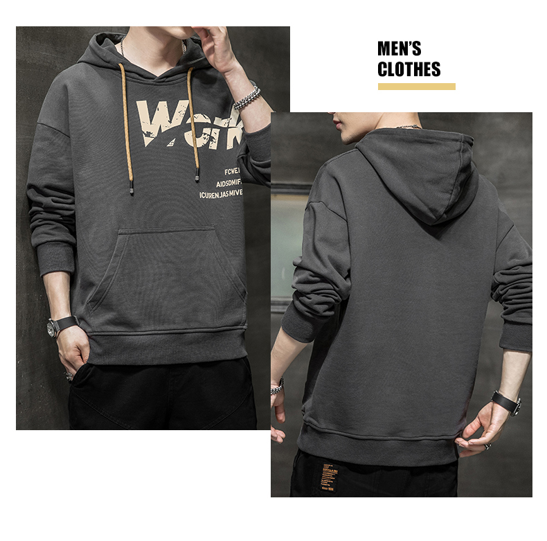 Áo Hoodie Tay Dài Phong Cách Hàn Quốc Size M-4Xl