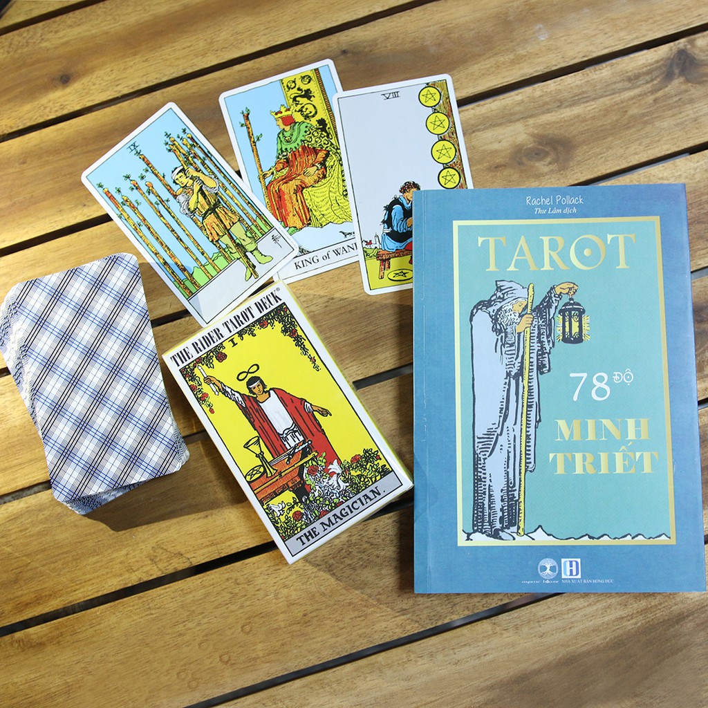 Tarot Combo 1: Bộ Bài Rider Waite Tarot + Sách 78 Độ Minh Triết (Mystic House Tarot)