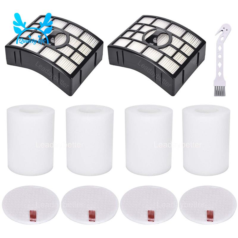 Set 2 HEPA + 4 mút lọc thay thế cho máy hút bụi Shark Vacuum Compare RV1001AE RV101