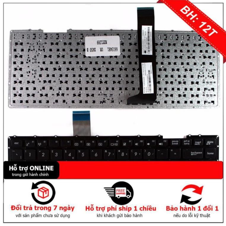 [BH12TH] Bàn Phím Laptop ASUS X450, X450VP, X450VE, X450VC, X450CP, X450LA