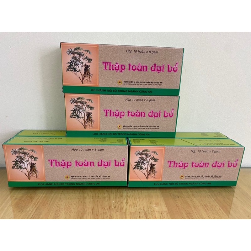 Hoàn Thập Toàn Đại Bổ, điều hòa kinh nguyệt, bổ huyết, đau đầu, mất ngủ, sản phẩm viện y học cổ truyền Bộ Công An