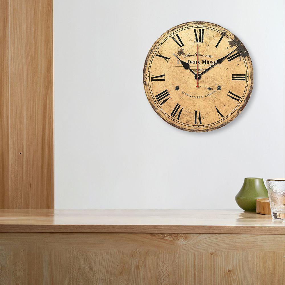 PINEVN Đồng Hồ Treo Tường 3D Phong Cách Tối Giản