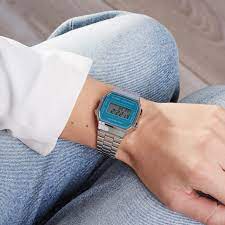Đồng hồ Nam Nữ Casio chính hãng Unisex A168WEM 2EF series authentic