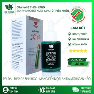 Serum thay da sinh học light peel x10 linh hương phù hợp với mọi loại da giúp tái tạo làn da mới 30ml