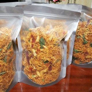 [HOT HOT] KHÔ GÀ CAY LÁ CHANH TÚI ZIP 500GR