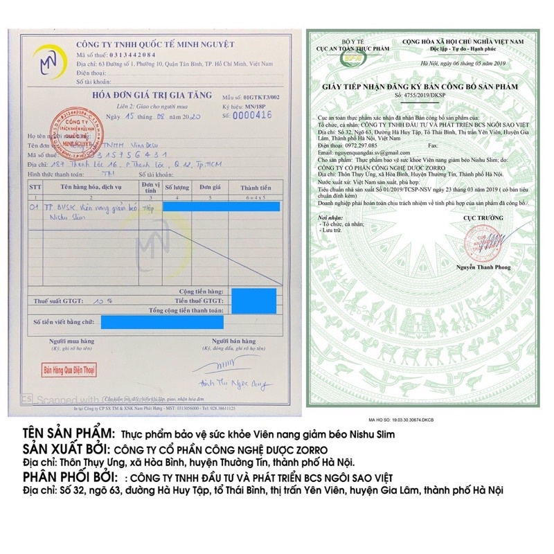 Viên uống giảm cân nhanh NISHU slim nhanh tại nhà hộp 20 viên