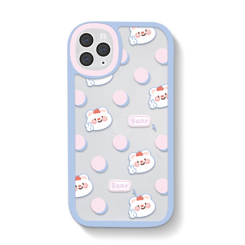 Ốp Điện Thoại Họa Tiết Hoạt Hình Mắt To Dễ Thương Cho iphone 13Pro 12Pro 11 xs xr