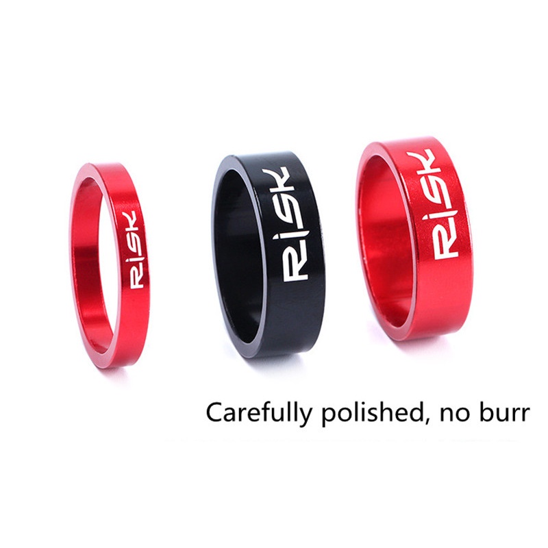 Set 4 Vòng Đệm Bằng Hợp Kim Nhôm Gắn Thanh Tay Lái Xe Đạp Leo Núi