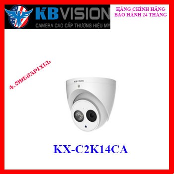 Camera Dome HDCVI hồng ngoại 4.0 Megapixel KBVISION KX-C2K14C (THAY THẾ KX-2K14CA)