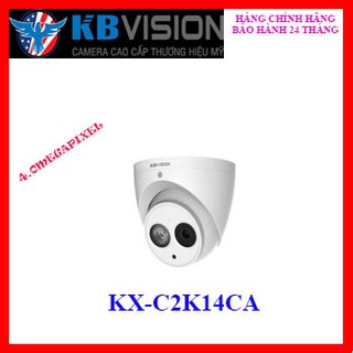 Camera dome hdcvi hồng ngoại 4.0 megapixel kbvision kx-c2k14c