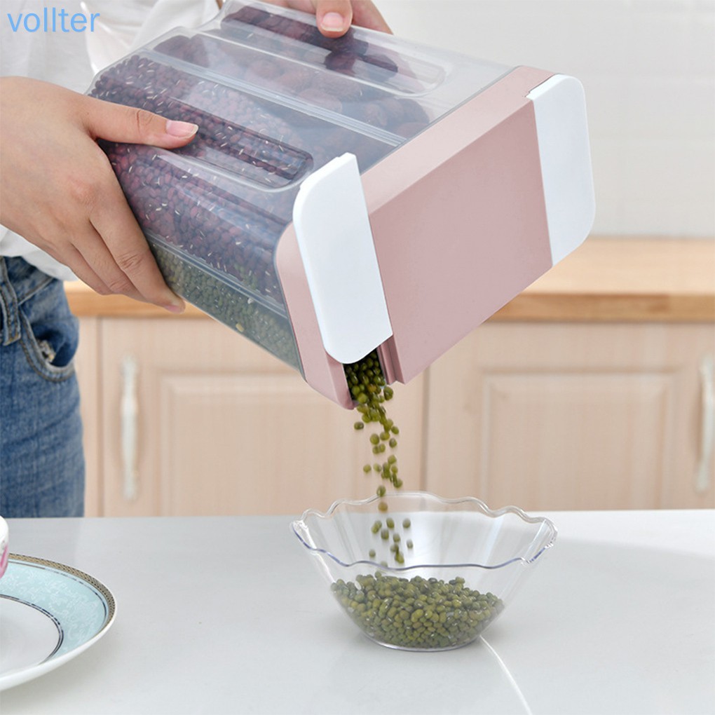 Hộp Đựng Thực Phẩm 4 Ngăn Tiện Lợi Dung Tích 2.6l