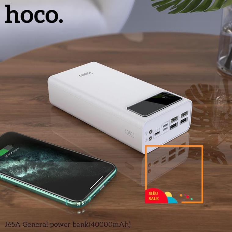 Sạc dự phòng 30000mah 40000mah chính hãng Hoco J65 dung lượng lớn tiện lợi sự dụng