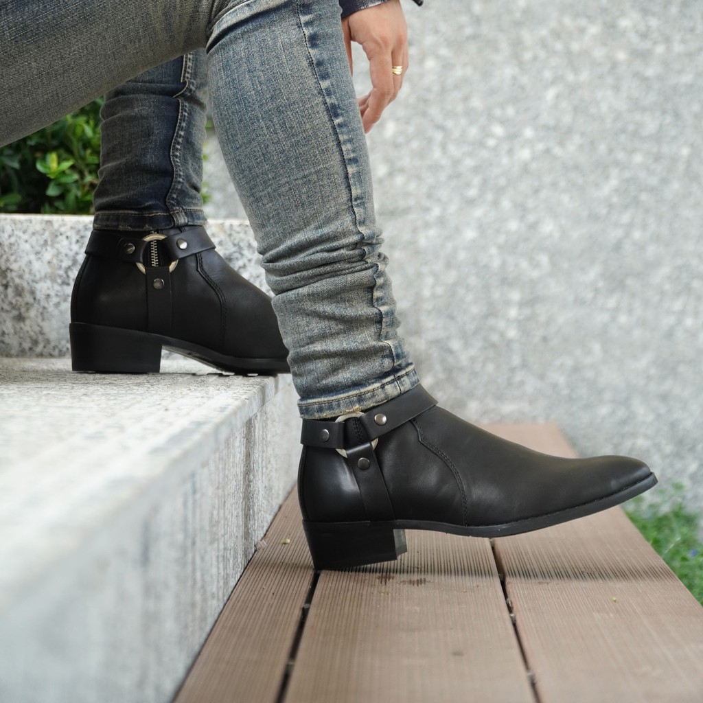 Giày boot FANGY Harness Boots - Black | BigBuy360 - bigbuy360.vn