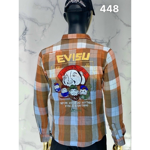 Sơ mi evisu  thêu