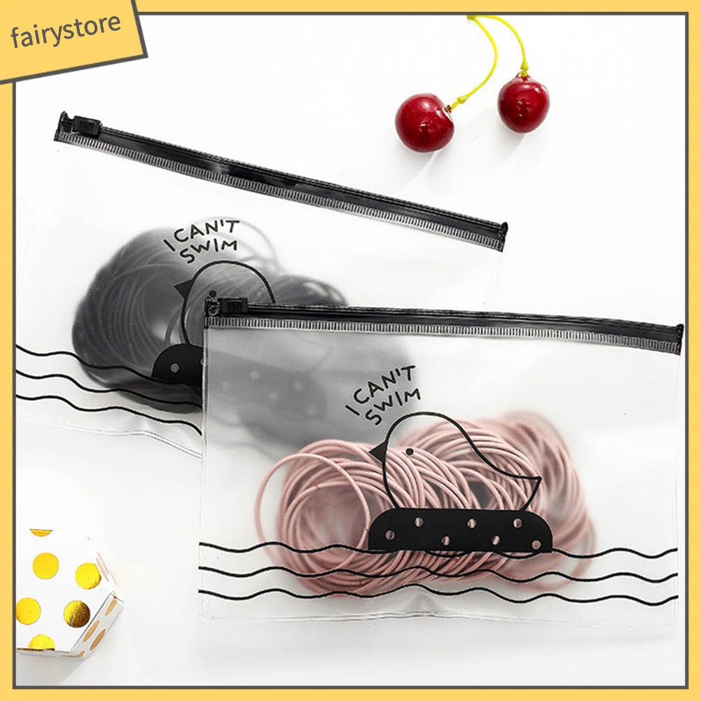 Set 100 Dây Buộc Tóc Co Giãn Màu Trơn Tiện Dụng Cho Nữ