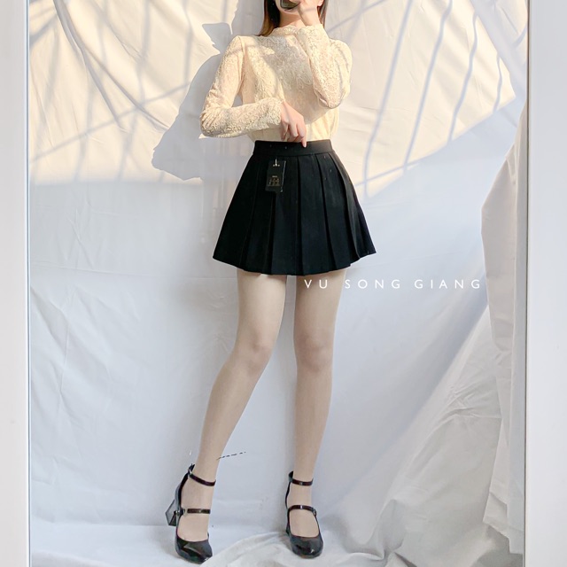 [ẢNH THẬT SHOP TỰ CHỤP] Chân váy xếp ly - có túi và lót quần | BigBuy360 - bigbuy360.vn