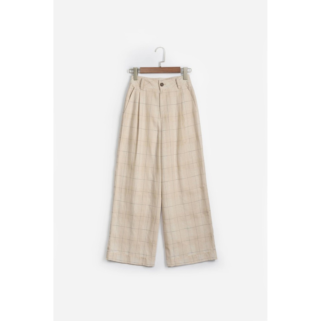 Quần culottes ống suông nữ MADELEN nhiều màu chất vải đũi và linen thoáng mát