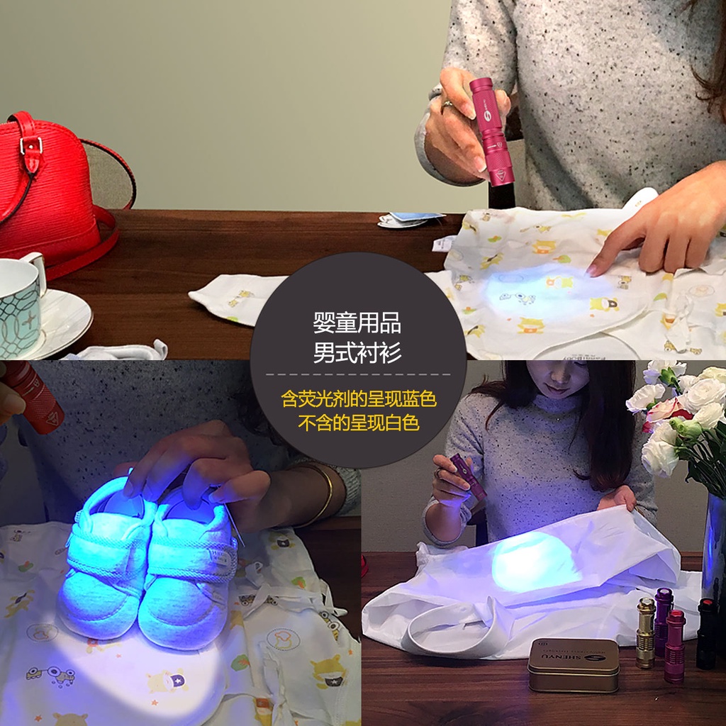 Đèn Pin MAYOR WOLF UV – S039, Đèn pin soi tia UV cao cấp