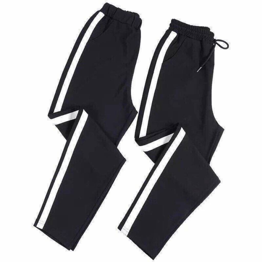 Quần Jogger Nam Nữ Trơn Basic Thể Thao 1 Sọc,2 sọc,3 soc,Trơn